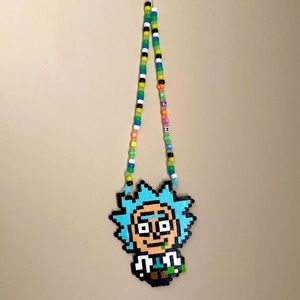 Rick “Get Schwifty” Kandi Rave Necklace
